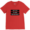 Say Tes to New Adventures V-Neck Tee