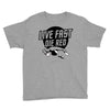 live fast die red Youth Tee