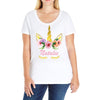 Unicorn Ladies Curvy T-Shirt