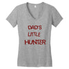 dad's litle hunter Women's V-Neck T-Shirt