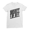 pop off street Ladies Fitted T-Shirt
