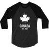 Canada Established 1867 3/4 Sleeve Shirt