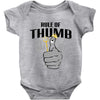 rule of thumb Baby Onesie