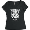 beer belly xray skeleton funny Women's Triblend Scoop T-shirt