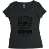 My Favorite People Call Me Cousin Women's Triblend Scoop T-shirt