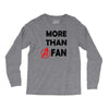 Avengers More Than A Fan Long Sleeve Shirts