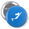 mermaid mom pocket Pin-back button