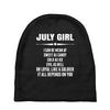 Super July Girl Baby Beanies