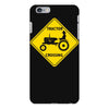 tractor crossing farmer's road warning sign iPhone 6 Plus/6S Plus Case