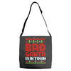 bad santa Adjustable Strap Totes