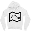 way marks Zipper Hoodie
