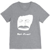 bon iver face V-Neck Tee
