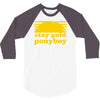 stay gold ponyboy the outsiders movie book 3/4 Sleeve Shirt