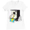 bird booth Ladies Fitted T-Shirt