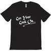 get your geek on white type tee T-Shirt