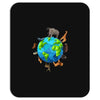 animal polygon around the planet Mousepad