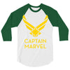 captain marvel 4 3/4 Sleeve Shirt