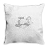 chess geek nerd Throw Pillow