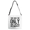 this is the only shirt with no cum Adjustable Strap Totes