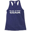 kiss me, i'm from guam Racerback Tank