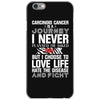 carcinoid cancer is a journey i never planed or asked for but i choose iPhone 6/6s Case