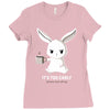 too early (black) Ladies Fitted T-Shirt