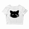 sad cat Crop Top
