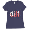 dilf Ladies Fitted T-Shirt