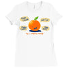 rhyming orange Ladies Fitted T-Shirt