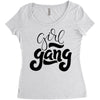 girl gang Women's Triblend Scoop T-shirt