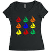 color ful Women's Triblend Scoop T-shirt