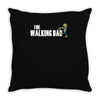 the walking dad Throw Pillow
