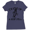 i'm kind of a big dill Ladies Fitted T-Shirt