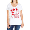 five nights at freddy's pizzeria game over Ladies Curvy T-Shirt