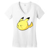 pikachu et boo Women's V-Neck T-Shirt
