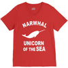 narwhals V-Neck Tee