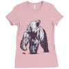 bear block Ladies Fitted T-Shirt