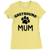 greyhound mum Ladies Fitted T-Shirt