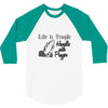 life is fragile 3/4 Sleeve Shirt