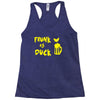 frunk as duck Racerback Tank