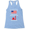 We Stand For The Flag We Kneel For The Fallen Racerback Tank