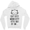 weird kitty Zipper Hoodie