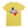 texan boxer lover Ladies Fitted T-Shirt