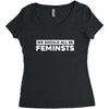 we should all be feminists Women's Triblend Scoop T-shirt
