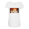 Moto Autumn Maternity Scoop Neck T-shirt