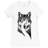beauty or beast Ladies Fitted T-Shirt