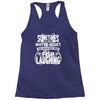 you can almost hear the fish laughing! Racerback Tank