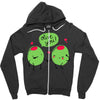 olive you Zipper Hoodie
