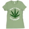 dont panic Ladies Fitted T-Shirt