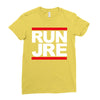 joe rogan run jre Ladies Fitted T-Shirt